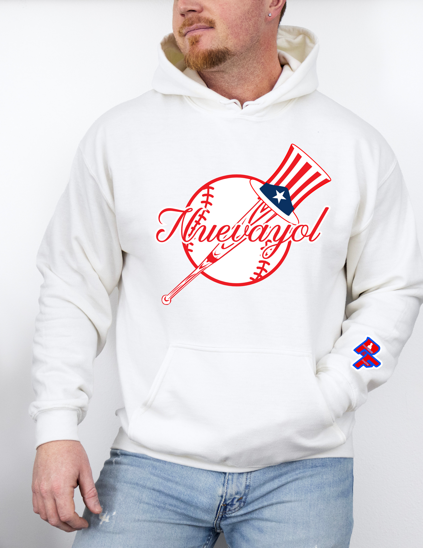 Nuevayol Patience and Faith NYY Theme Hoodie LIMITED EDITION