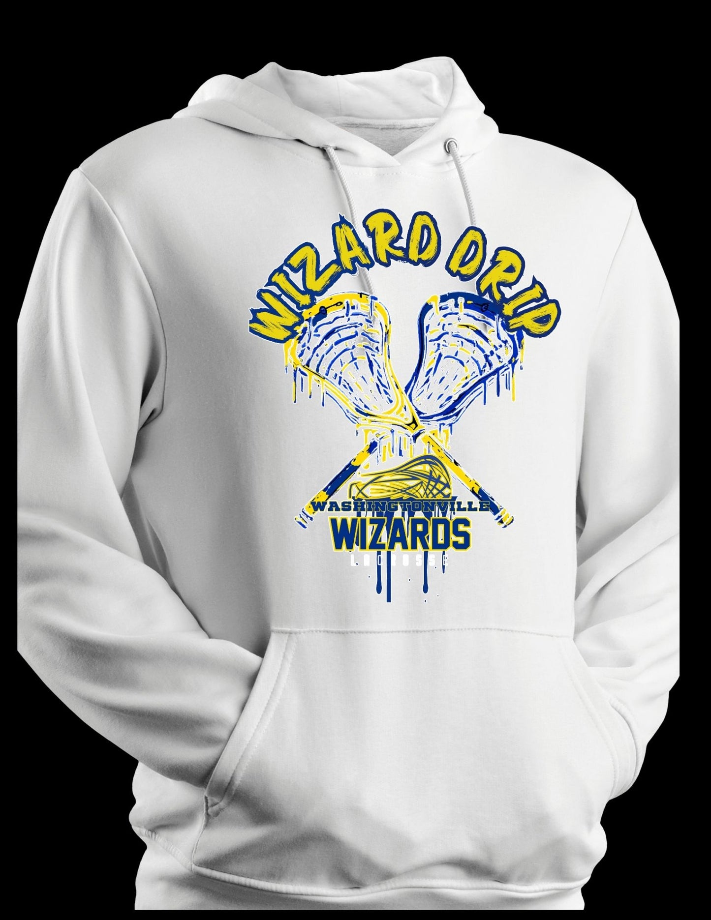 Wizard Drip Adult Hoodie Lacrosse Girls Team