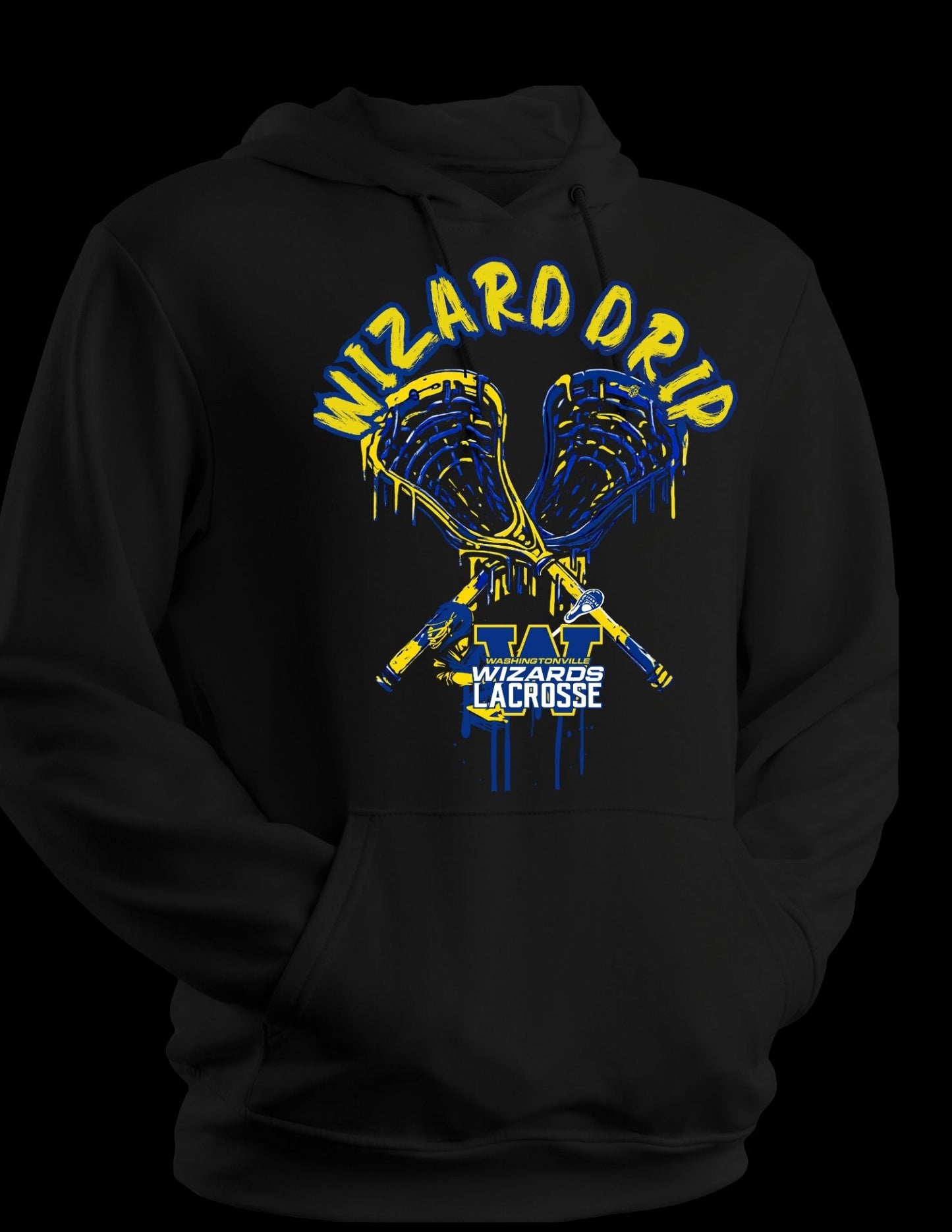 Wizard Drip Adult Hoodie Lacrosse Boys team