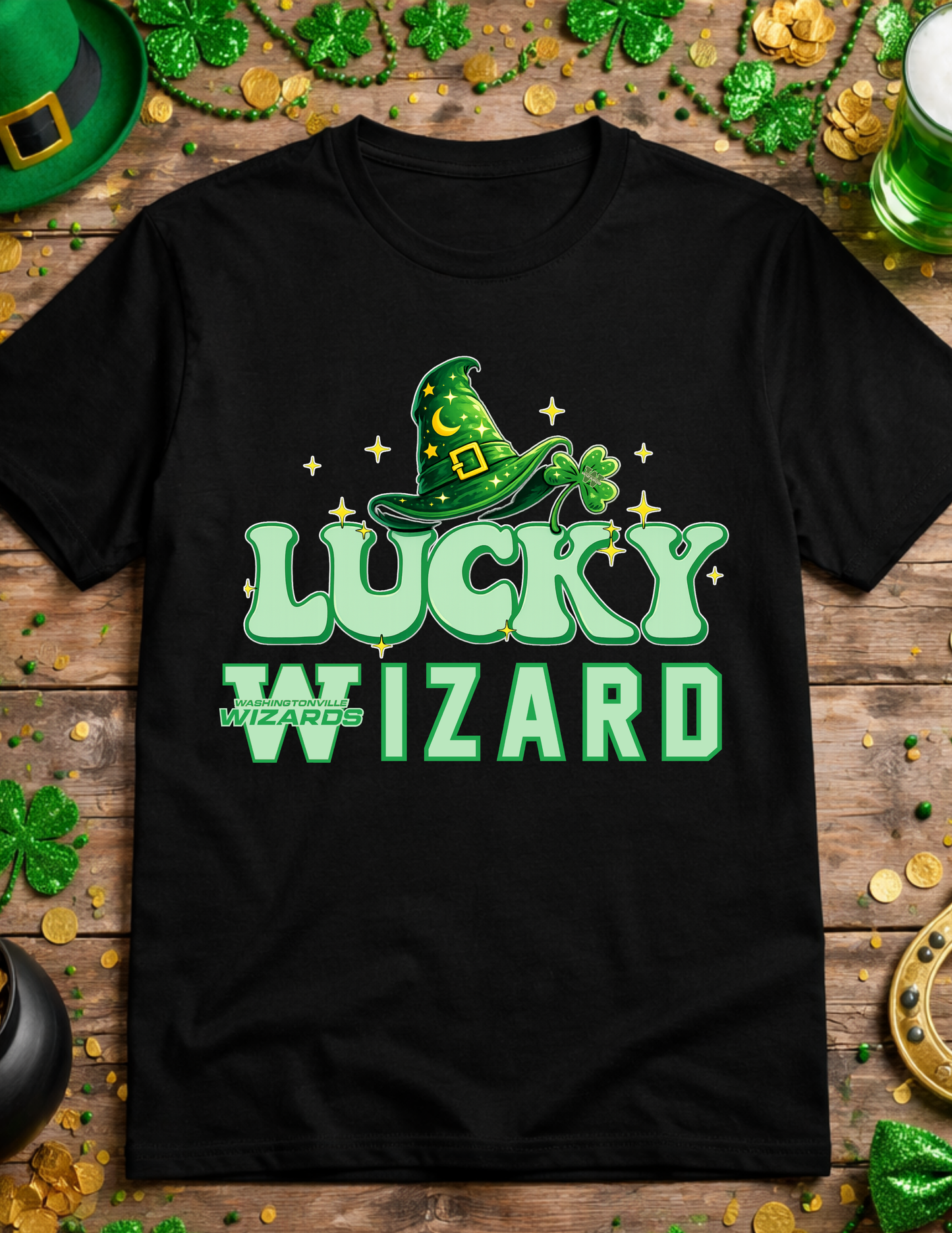 Lucky Wizard St. Patrick's Day t-shirt youth