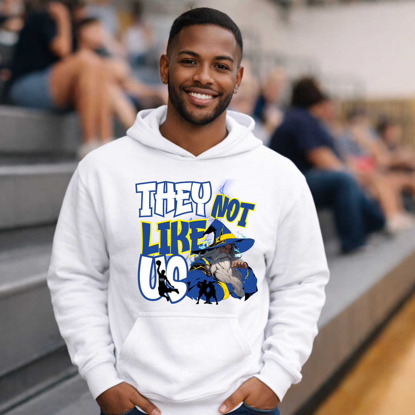 They not like us Wizards Basketball Hoodie youth