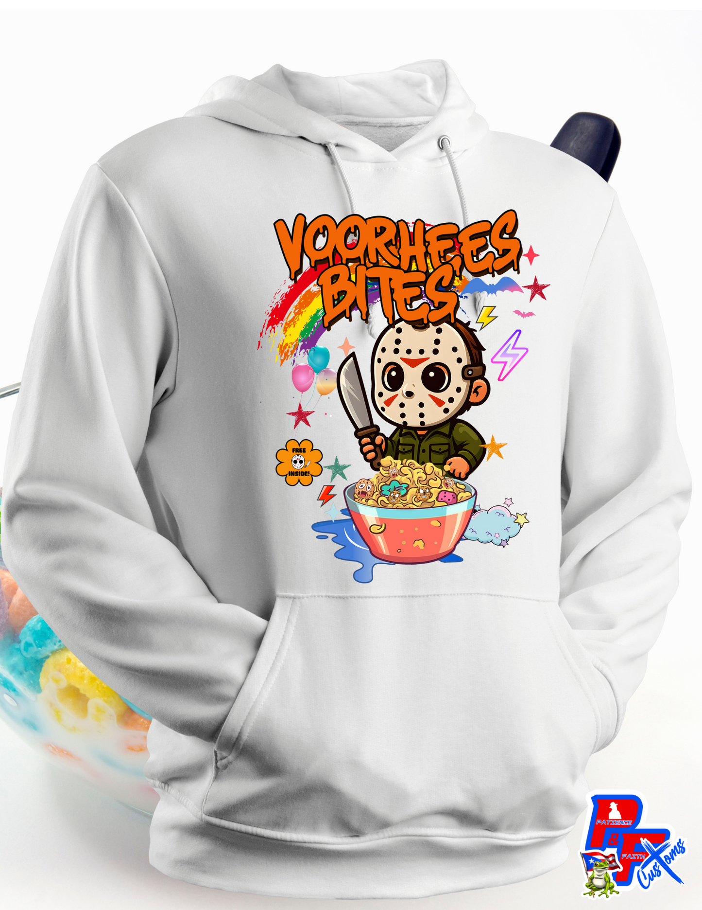 Jason nightmare theme cereal killer hoodie