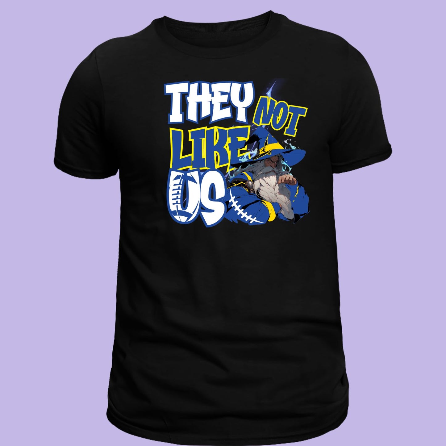 They not like us Wizard t-shirt