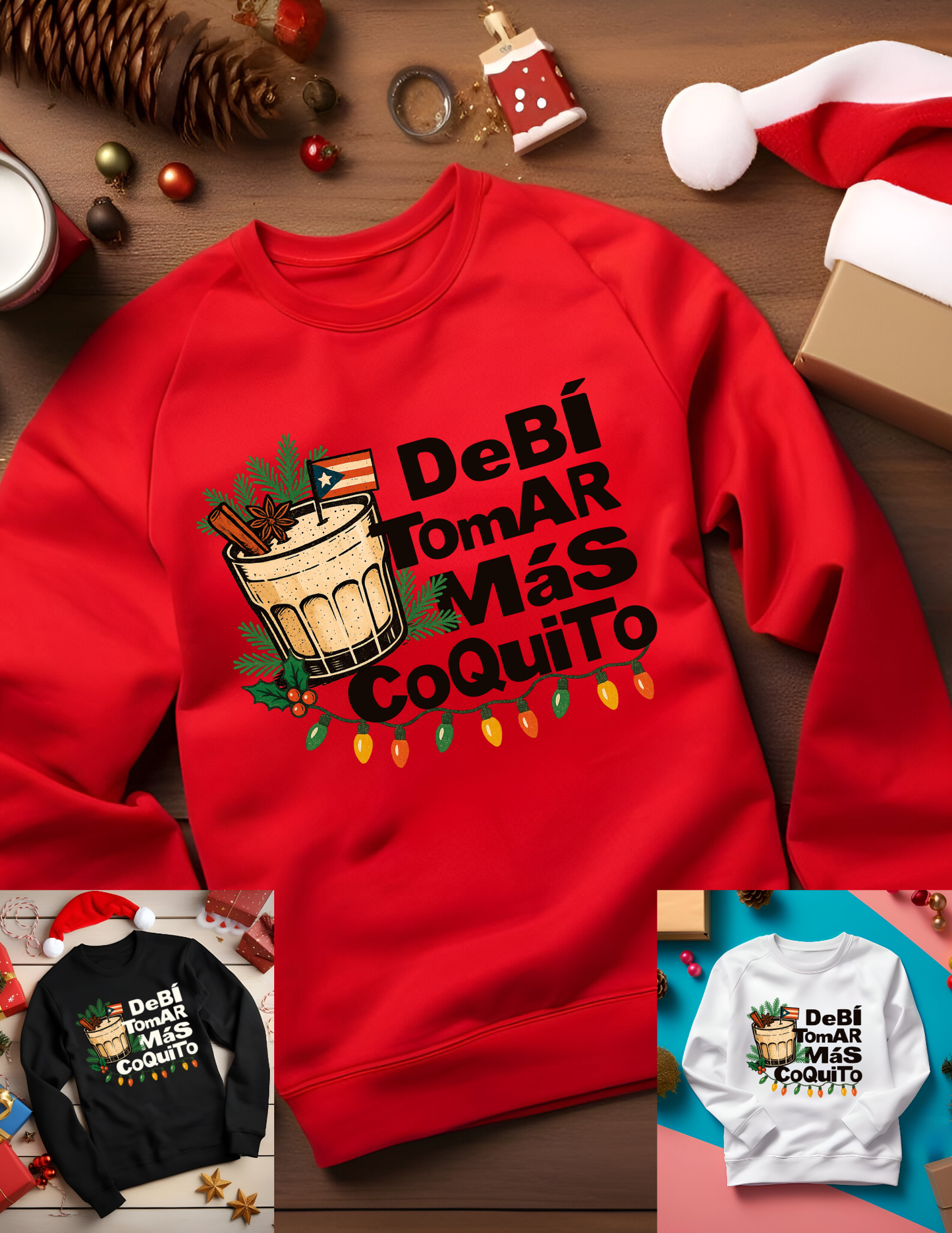 Debi Tomar Mas Coquito sweatshirt