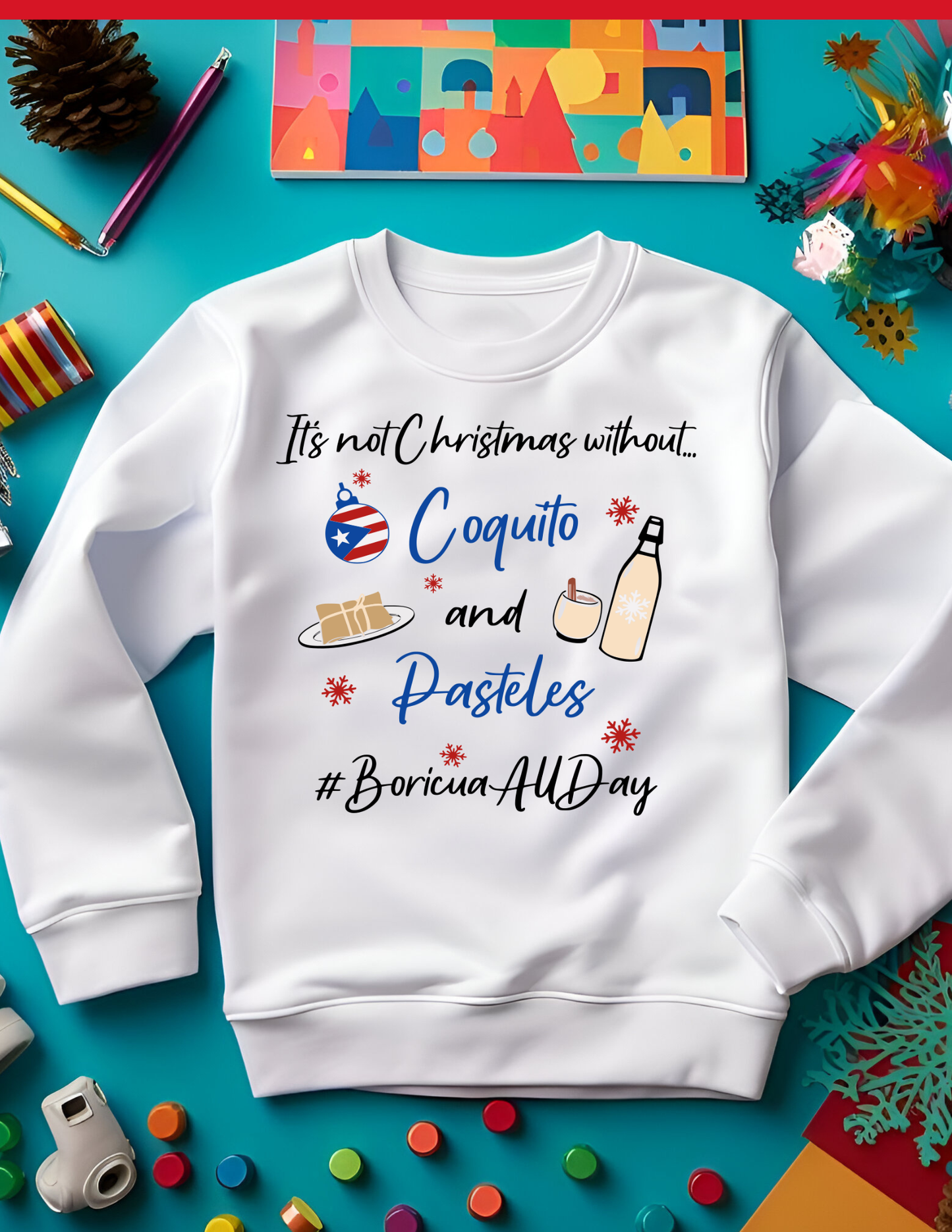 Boriqua Christmas Sweater