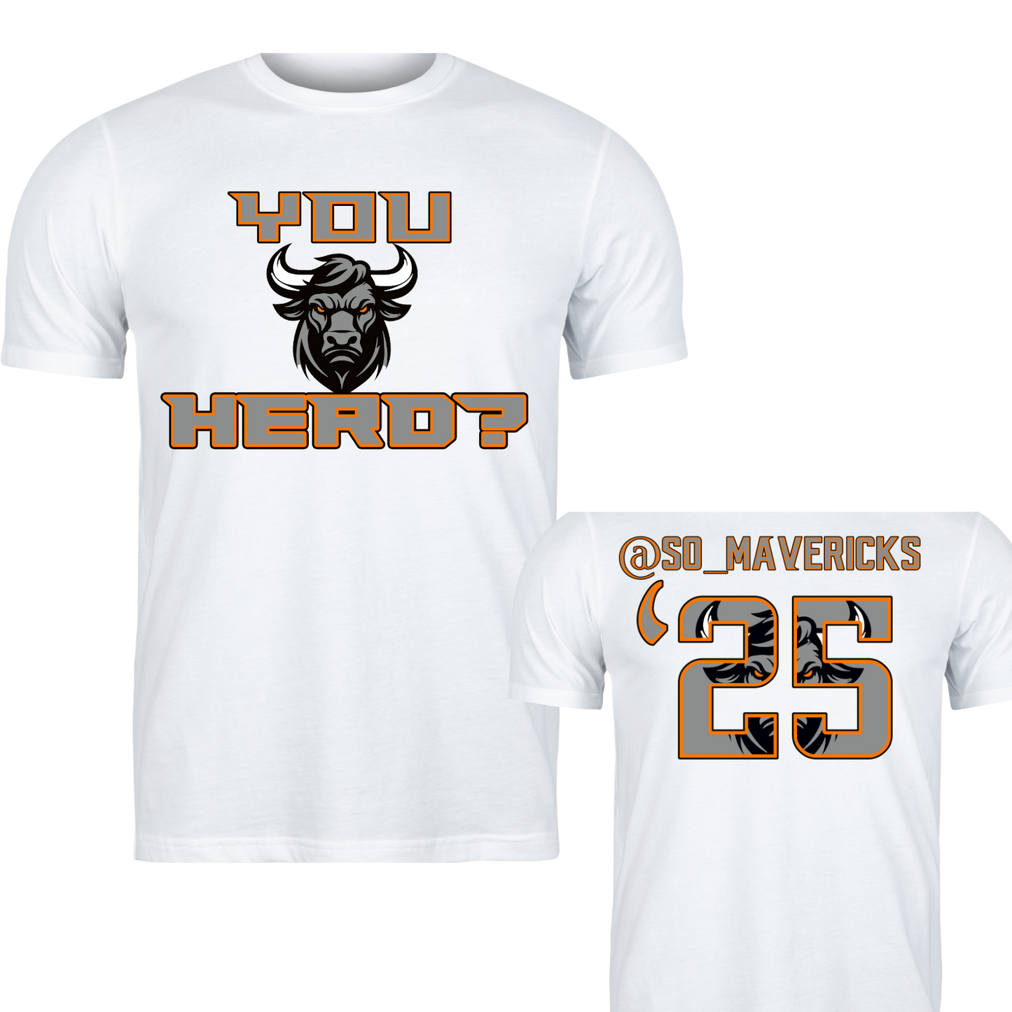 You Herd ? Mavericks T-shirt Youth size