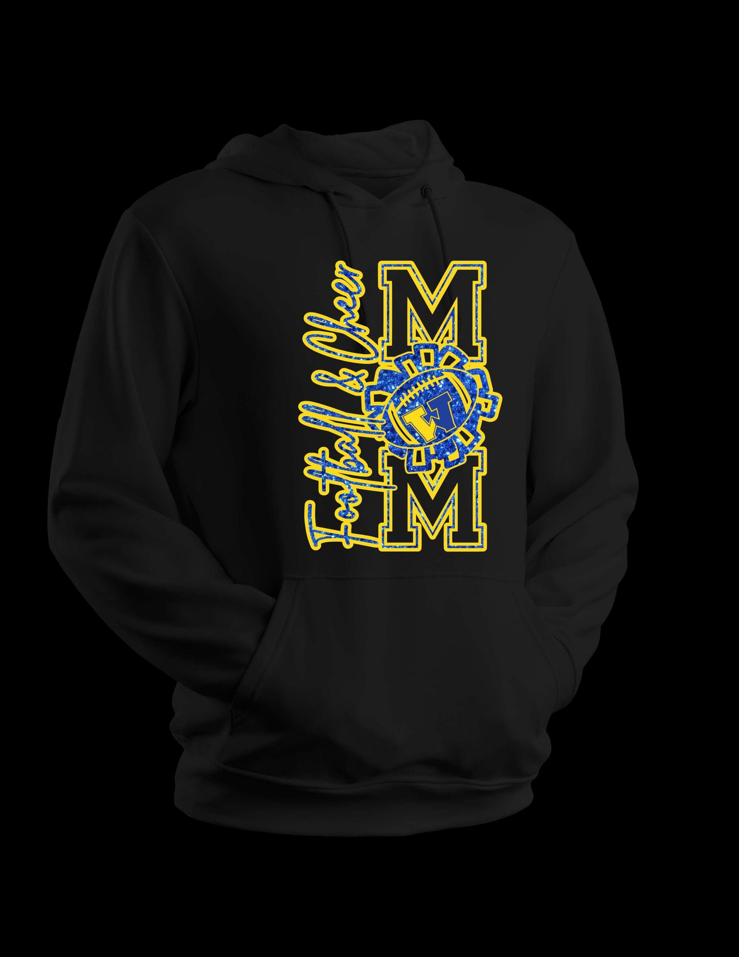 Wizards Football cheer Mom Hoodie