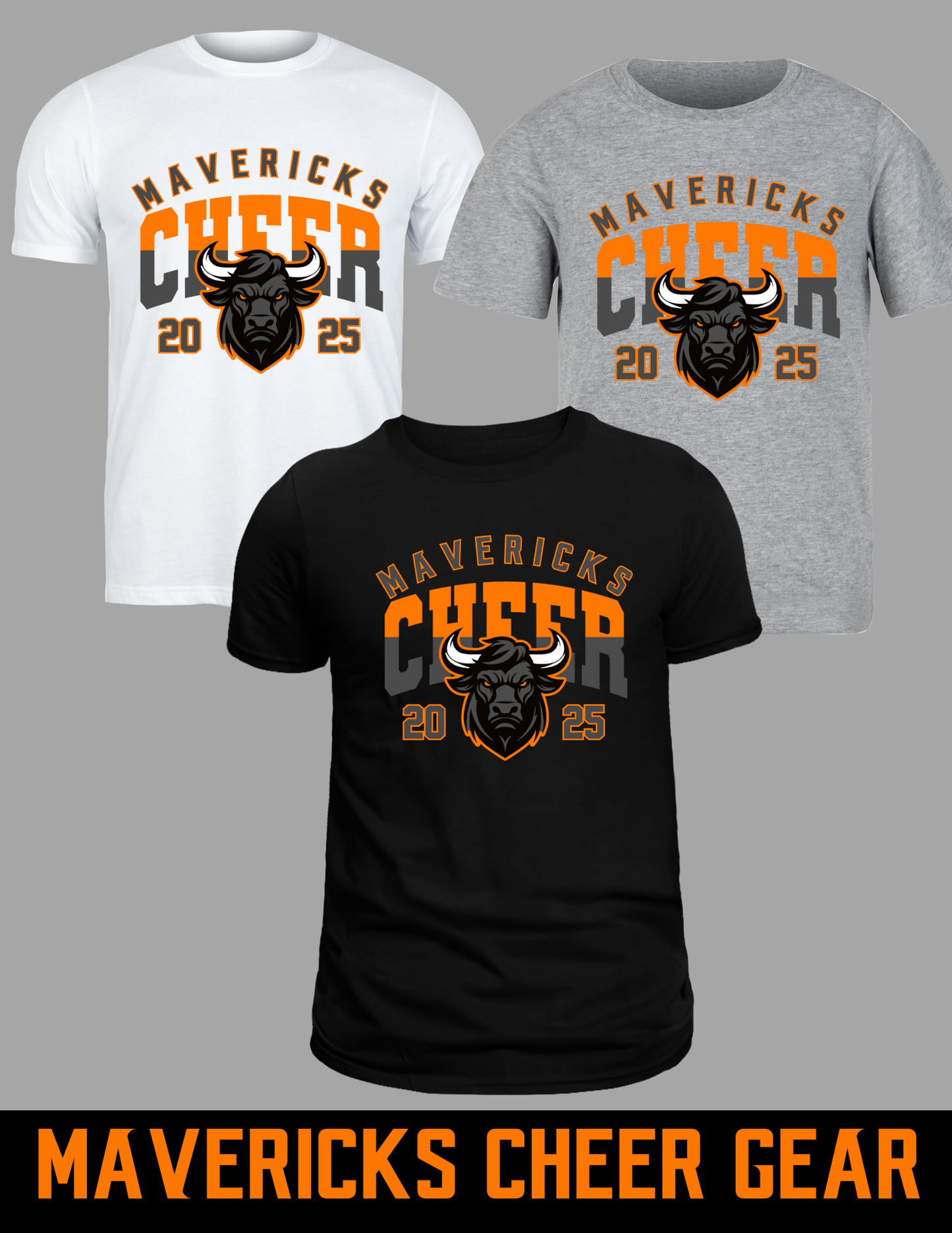 Mavericks Cheer 2025 No pom poms T-shirt Youth