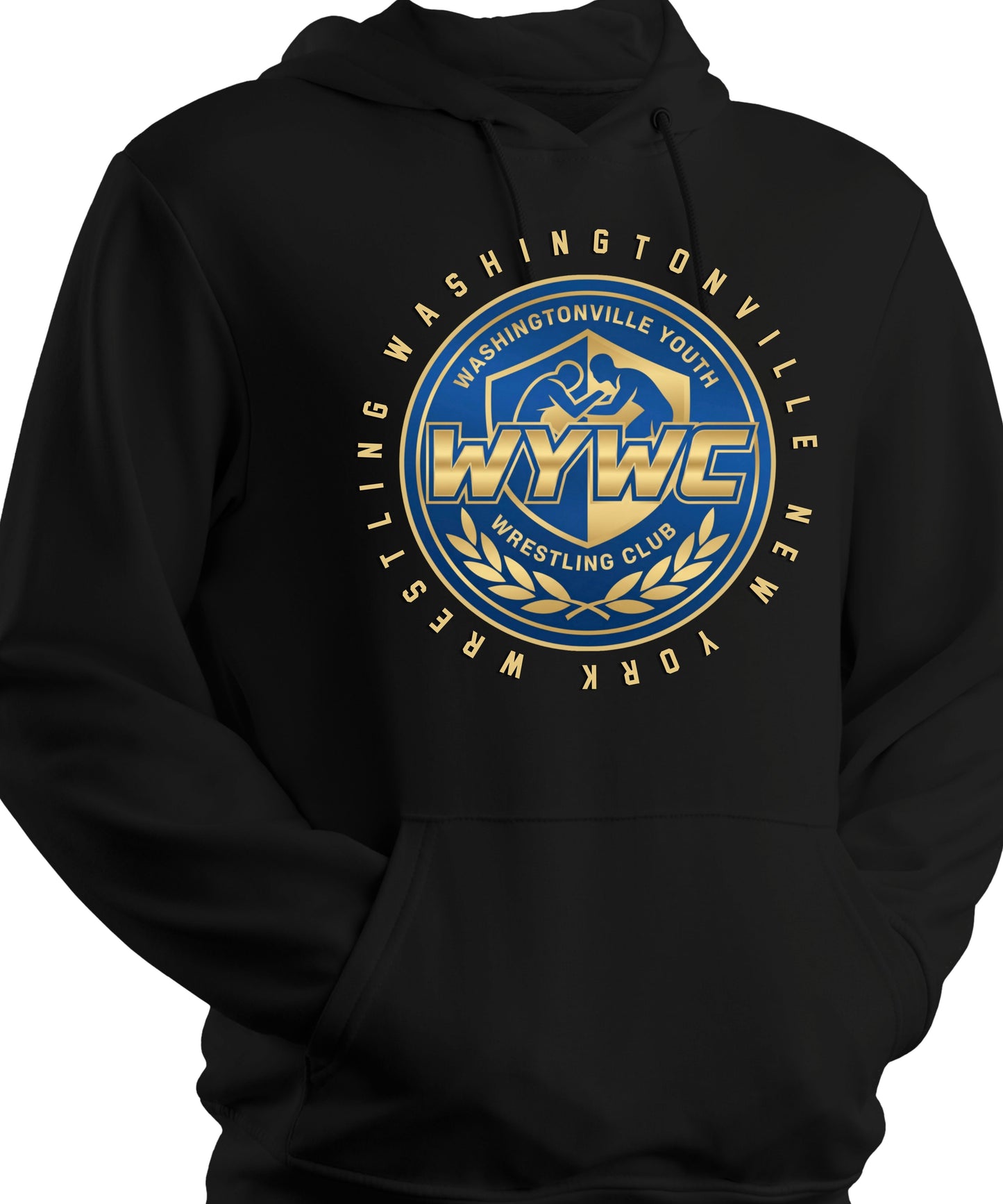 Washingtonville Wrestling big logo hoodie Adult