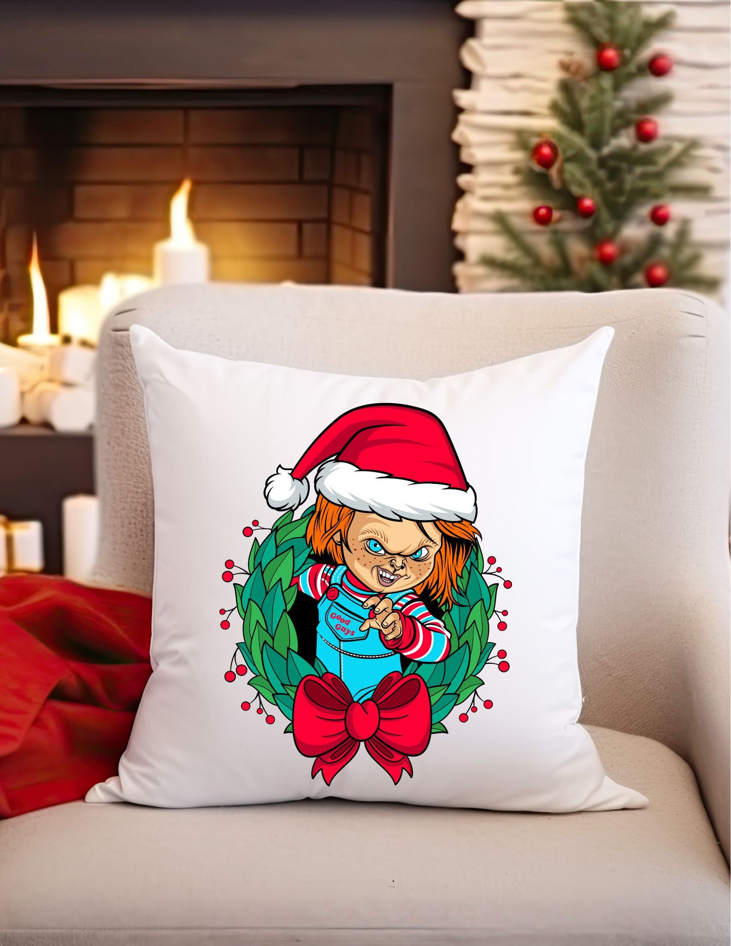 Custom Holiday decor pillow