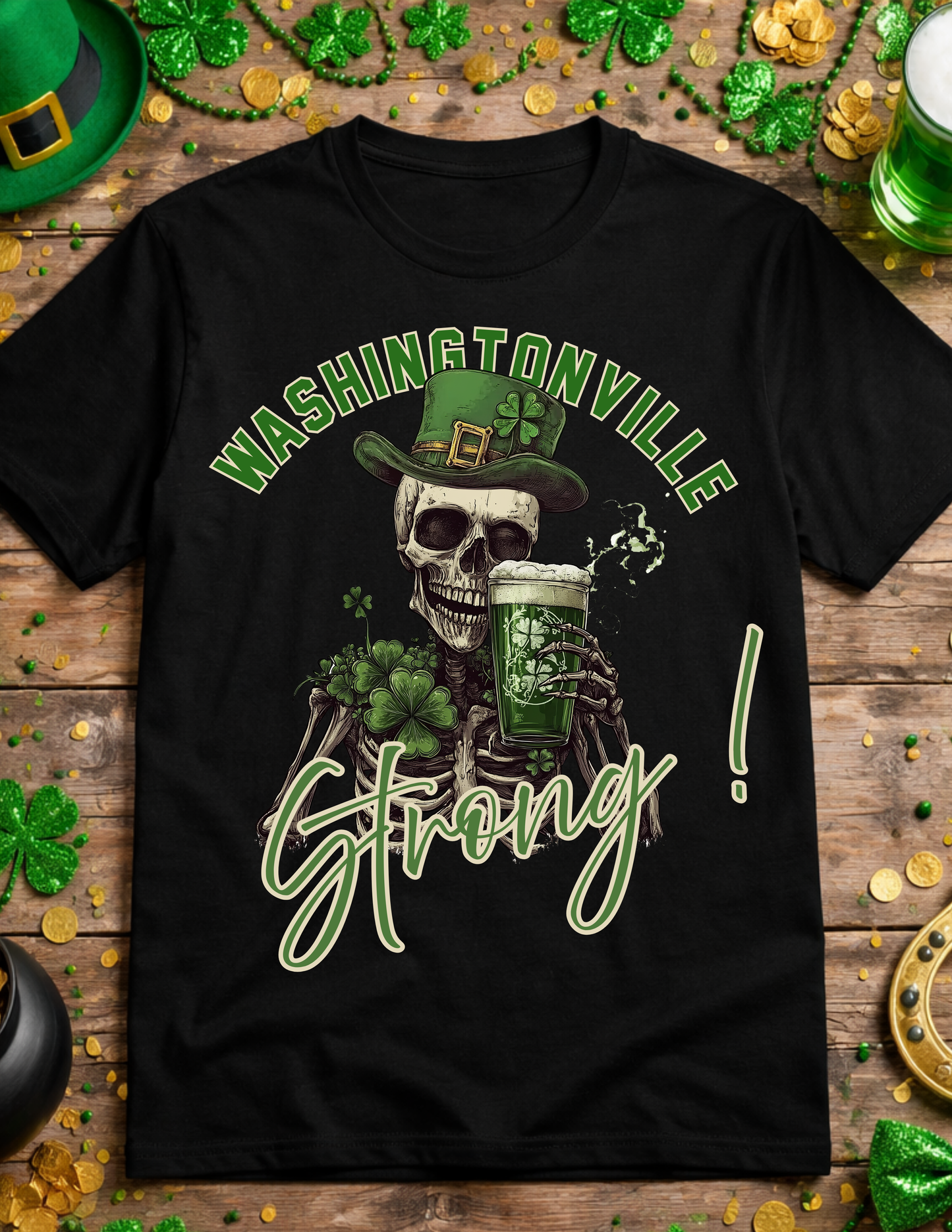 Wizard Strong St. Patrick's day t-shirt