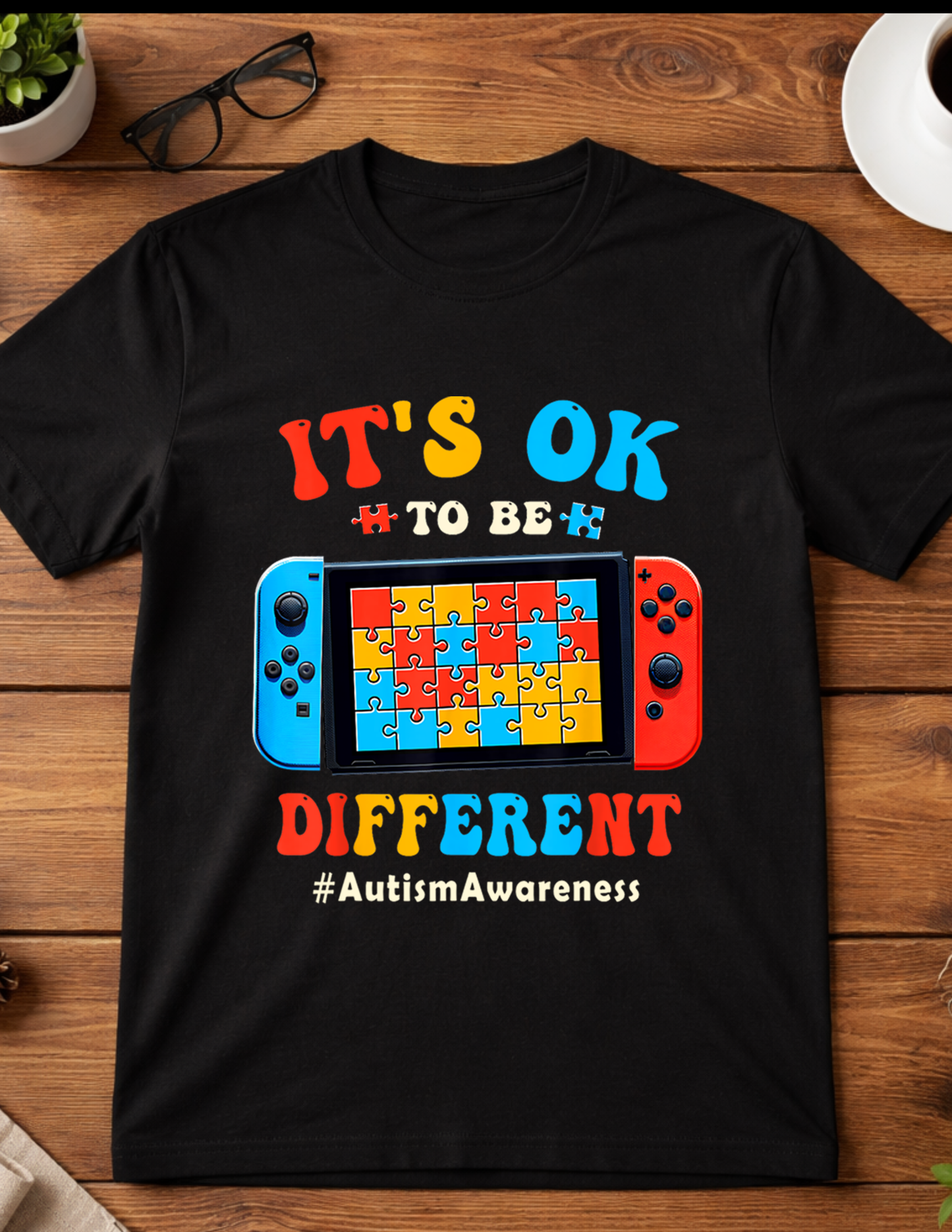 It's ok to be different t-shirt adult Blooming Groove Academy