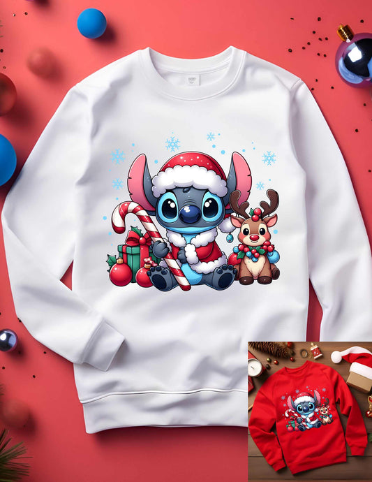 Stitch Candy cane Sweatshirt Child