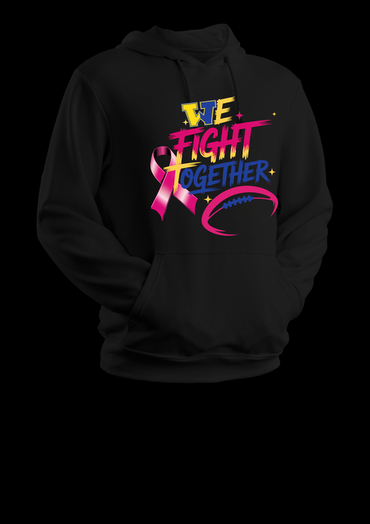 Wizards fight together Hoodie Breast cancer Football