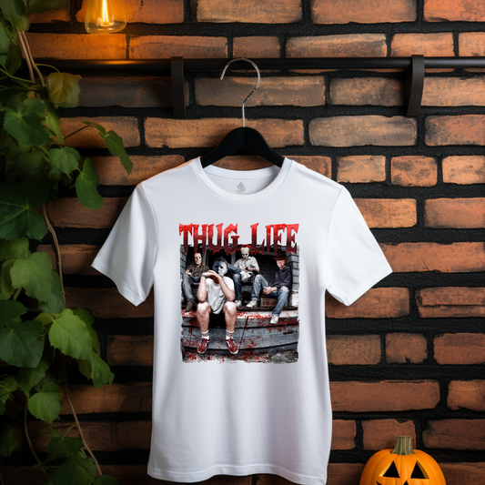 Thug Life Halloween group t-shirt