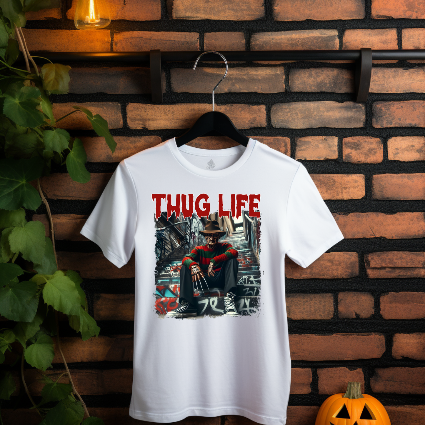 Thug Life Freddy Krueger   t-shirt