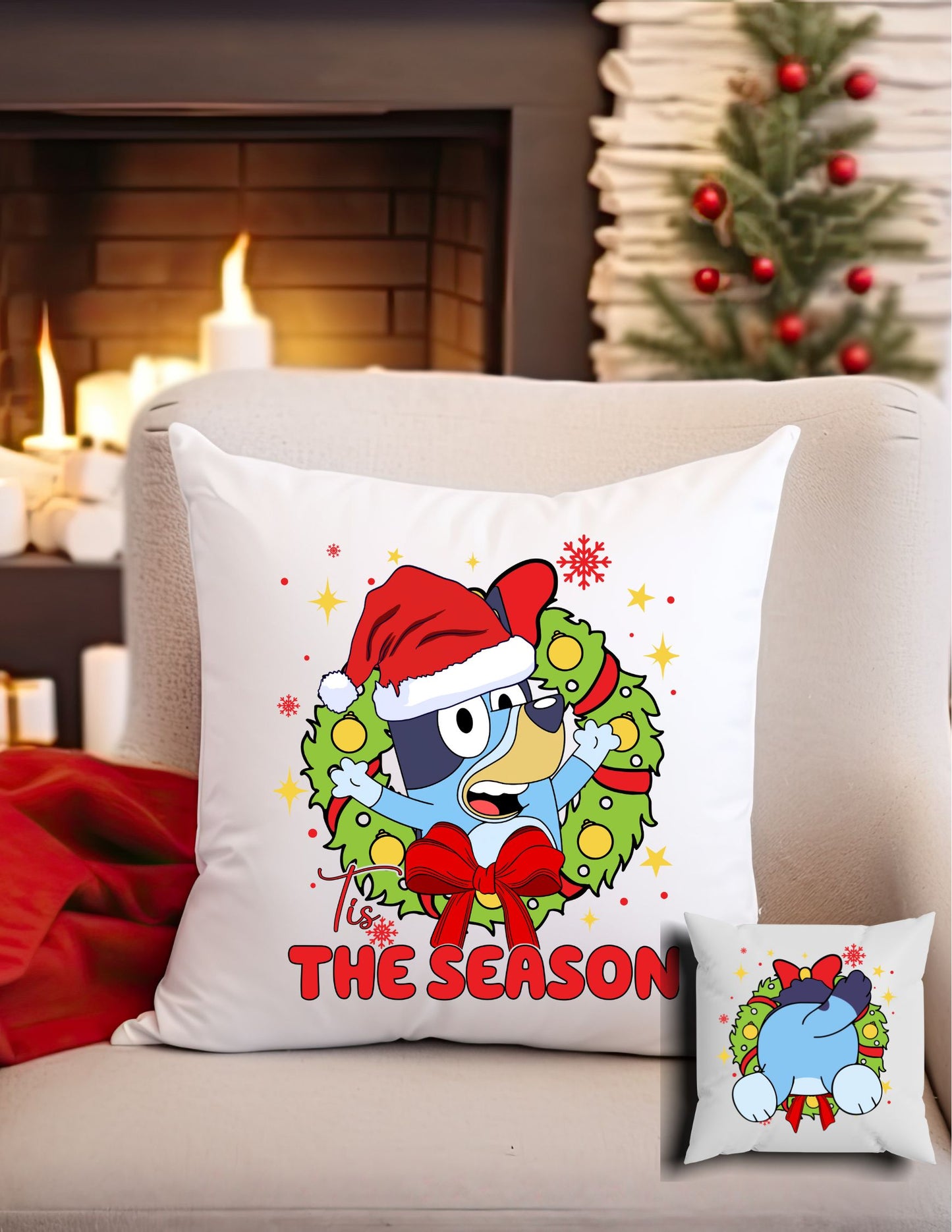 Custom Holiday decor pillow