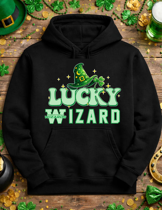 Lucky Wizard St. Patrick's day hoodie