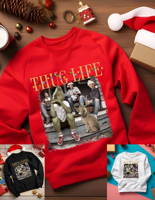 Thug Life Christmas legends sweatshirt adult