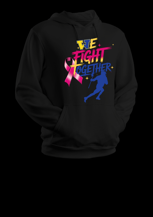 Wizards fight together Hoodie Breast cancer Lacrosse