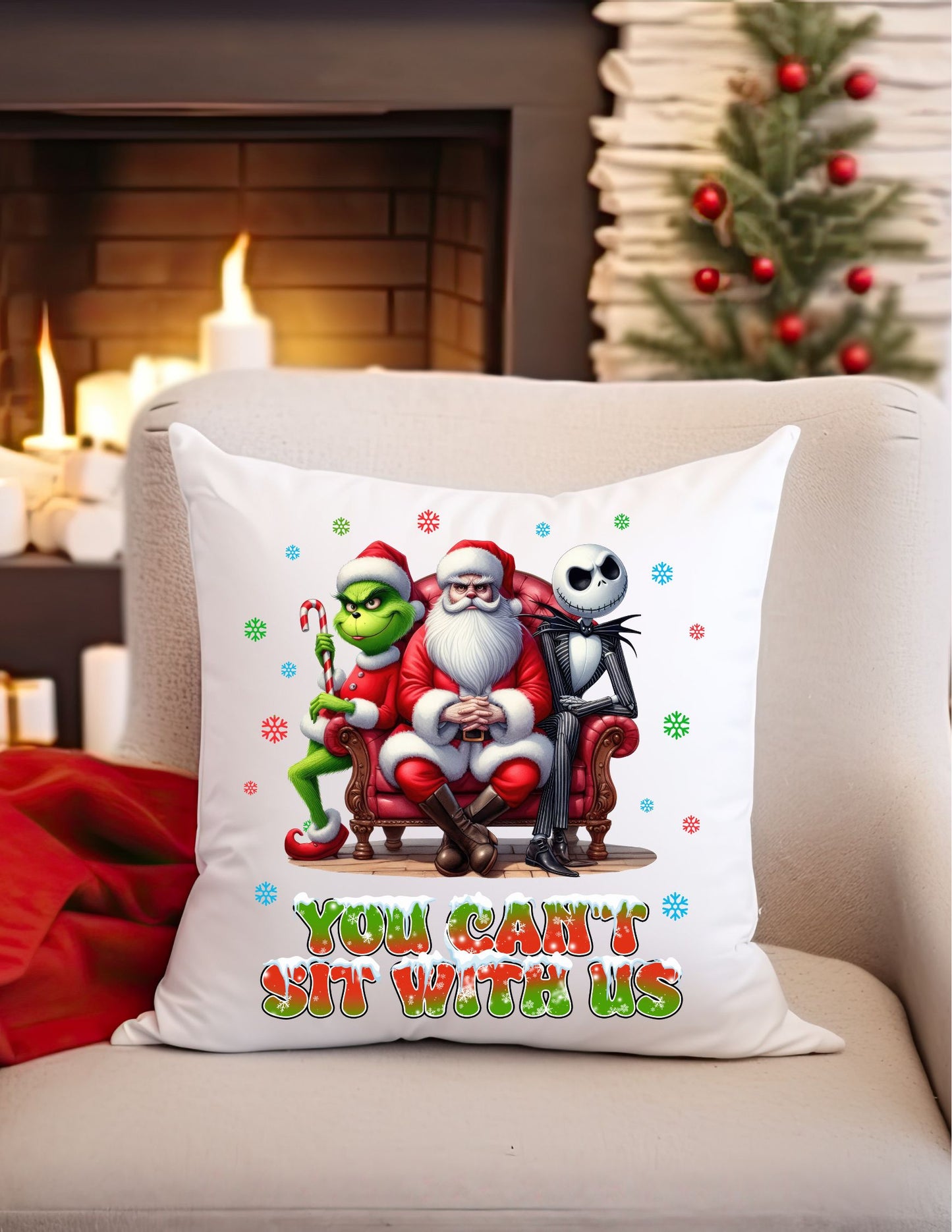 Custom Holiday decor pillow