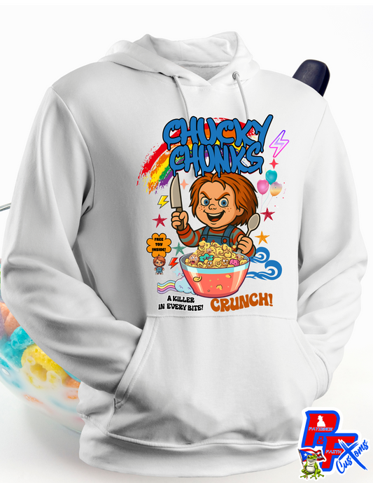 Chucky nightmare theme cereal killer hoodie
