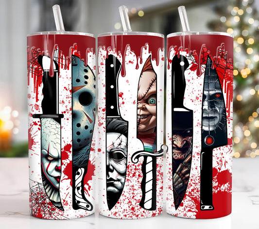 Legends of Horror tumbler
