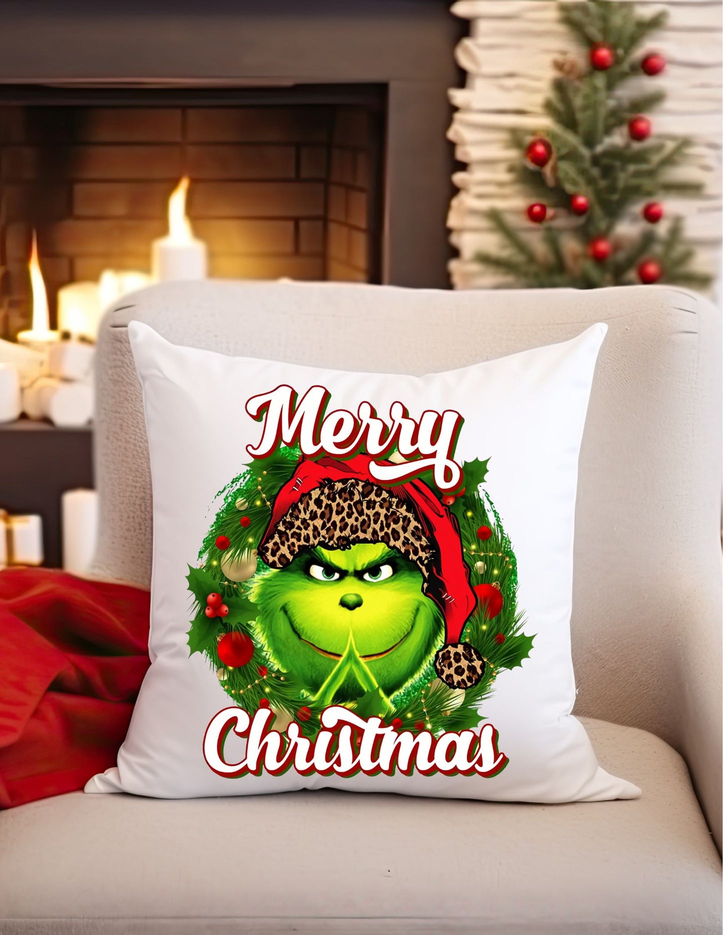 Custom Holiday decor pillow