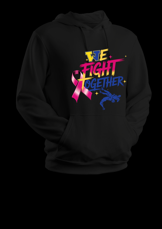 Wizards fight together Hoodie Breast cancer Wrestling