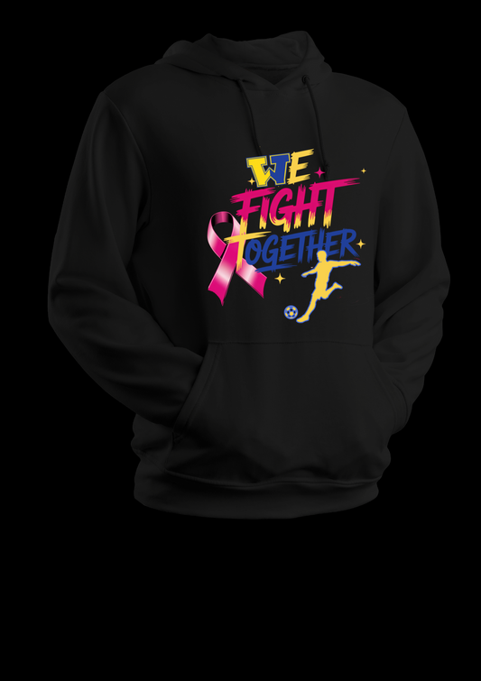 Wizards fight together Hoodie Breast cancer Soccer