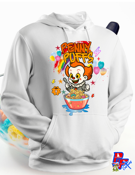 Pennywise nightmare theme cereal killer hoodie