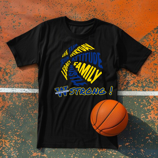 Wizard Strong basketball  T-shirt youth