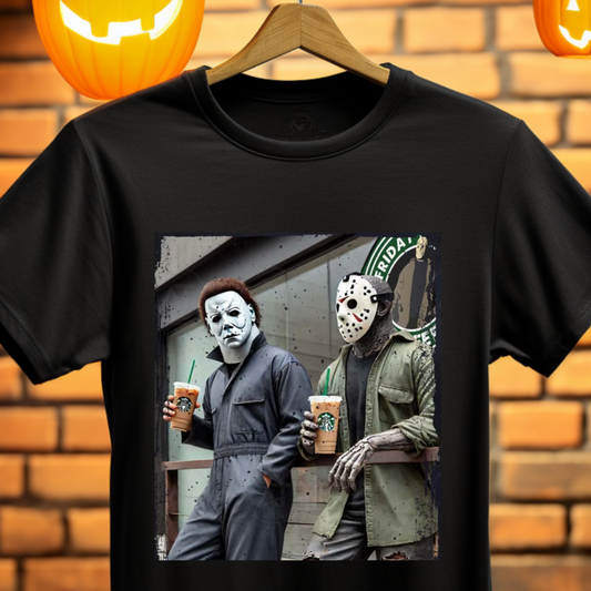 Michael and Jason coffee break t-shirt