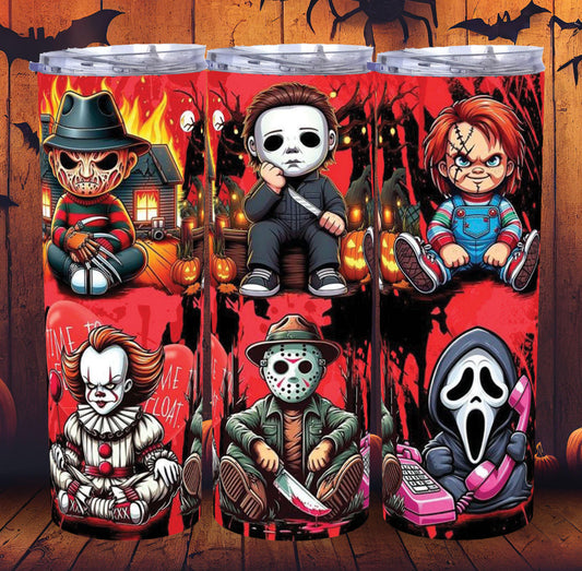 Little horrors icons tumbler