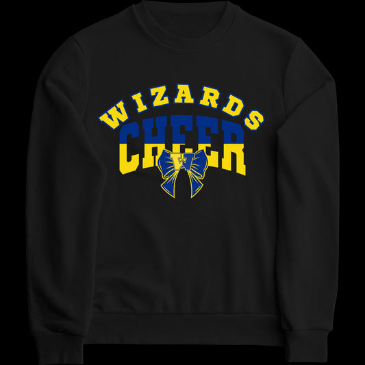 Wizards cheer yellow blue Sweatshirt