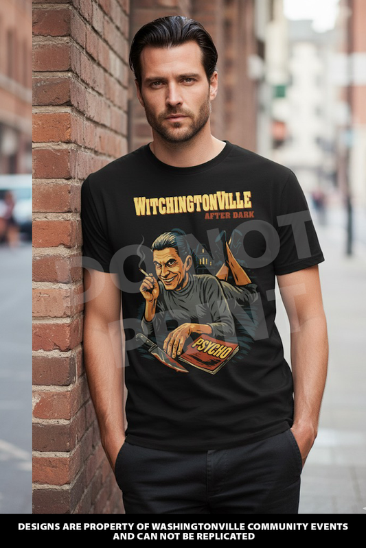 Witchingtonville After-dark psycho t-shirt