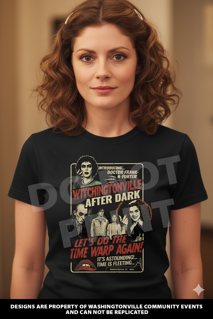 Witchingtonville After-dark Time warp t-shirt