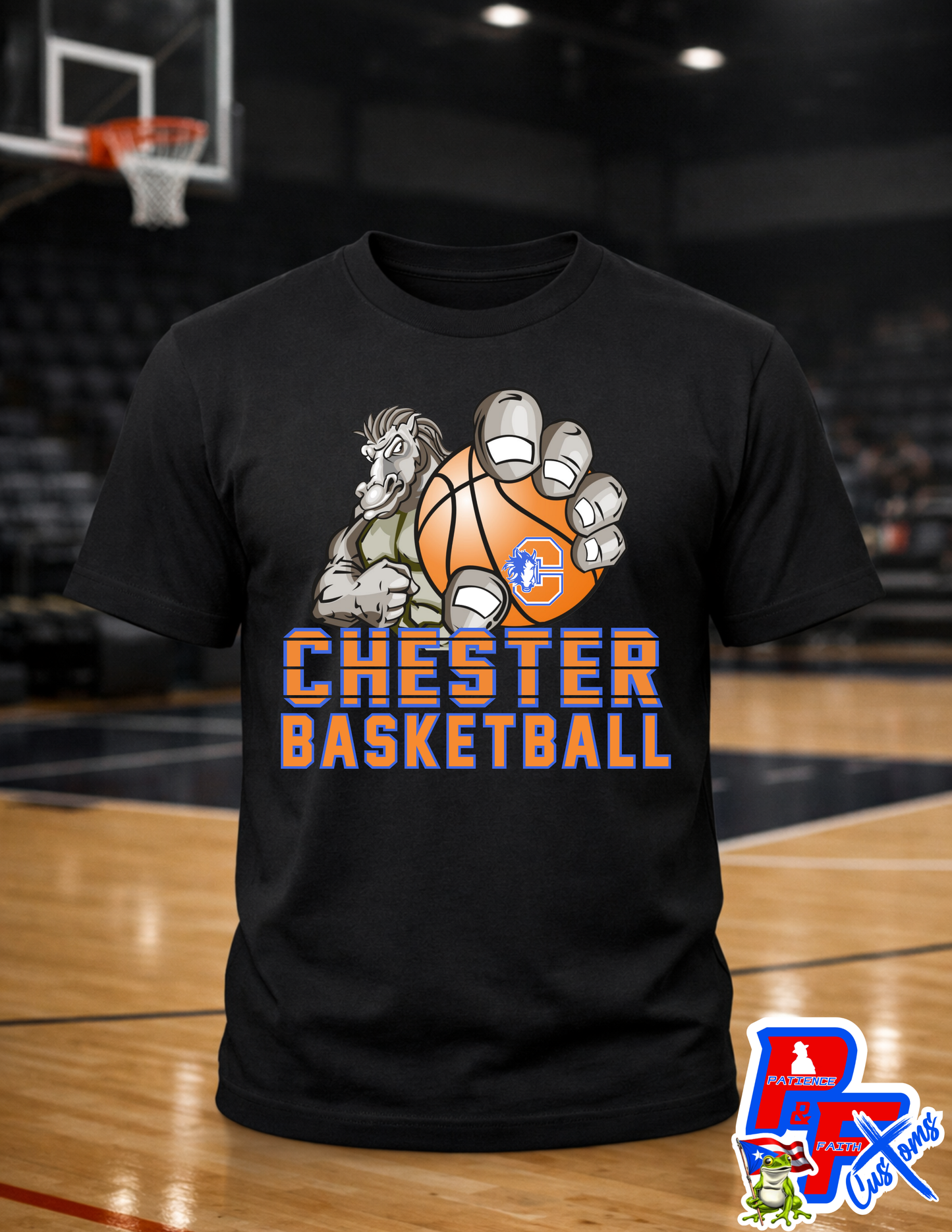 Chester Basketball Grip T-shirt Adult
