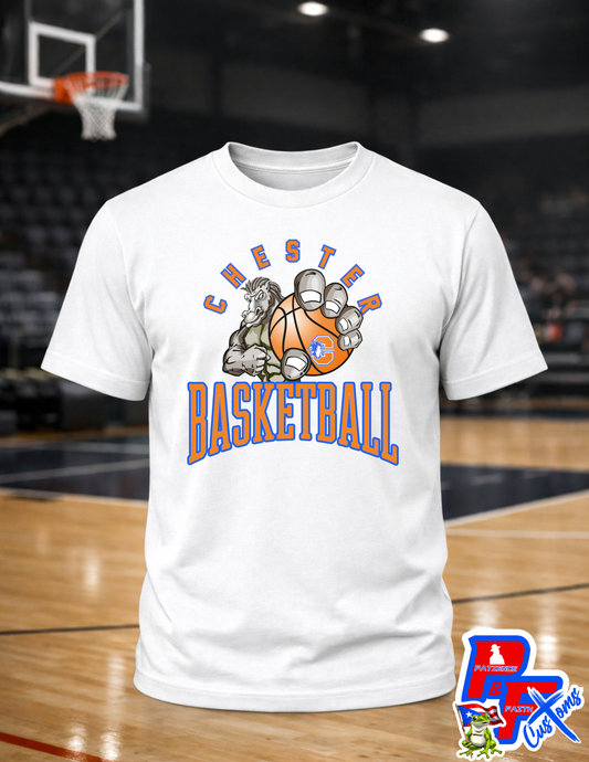 Chester Basketball Over Logo T-shirt youth