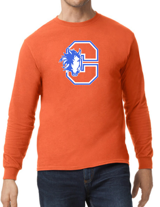 Chester Elementary orange  Longsleeve t-shirt