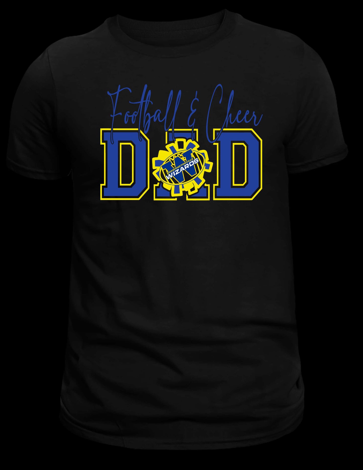 Wizards Football cheer Dad t-shirt