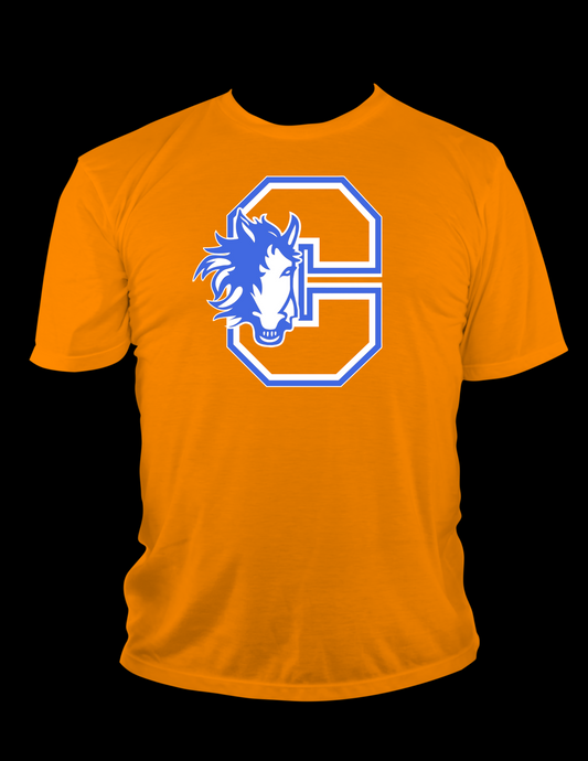 Chester Elementary orange t-shirt youth