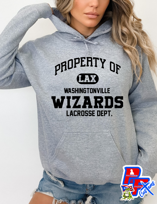 Property of Lacrosse Dept. Adult Hoodie