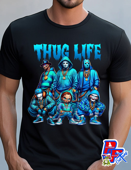 Thug Life Horror theme t-shirt